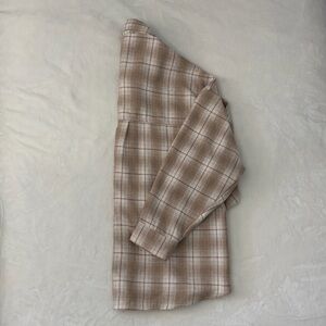 Plaid Cream Women’s Jacket